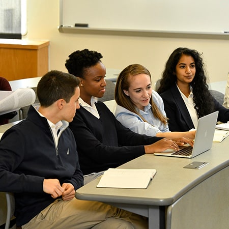 Johns Hopkins SAIS students in class